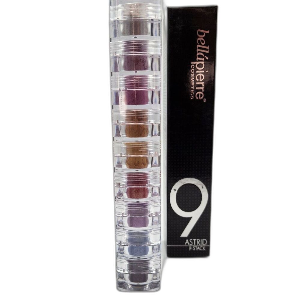 Bellapierre ASTRID Natural Mineral Makeup 9 Color Eyeshadow Shimmer Stack